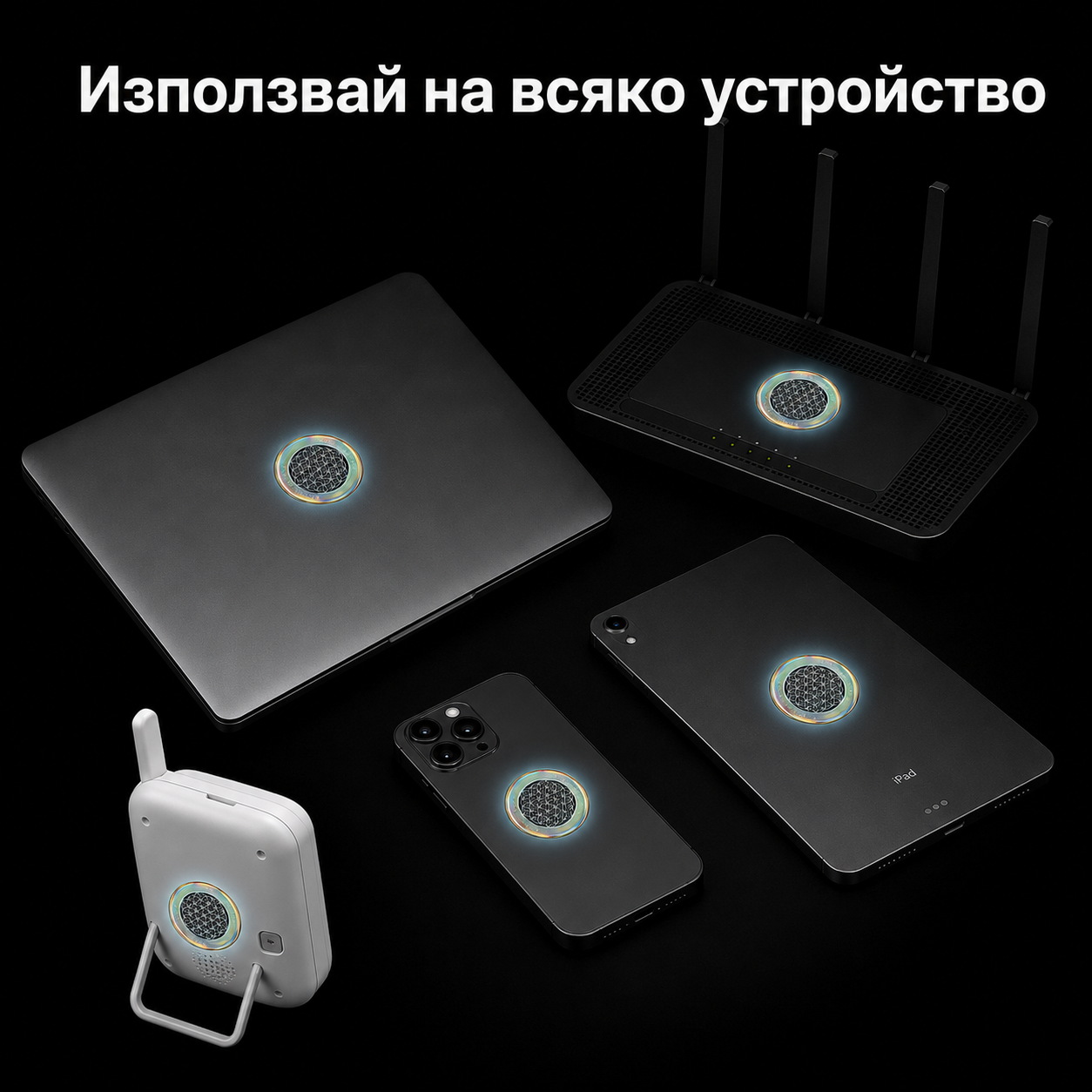 Radiation Shield - защита против електромагнитно излъчване (6 стикера)